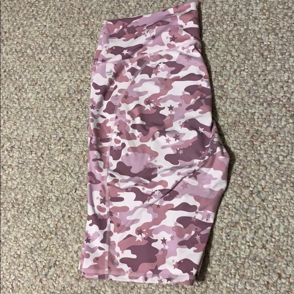 Pink Camo Bike Shorts